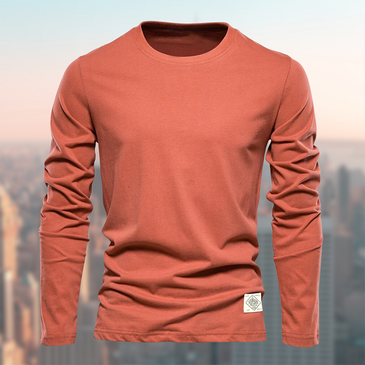 Men's Crew Neck Long-Sleeve Sweatshirt