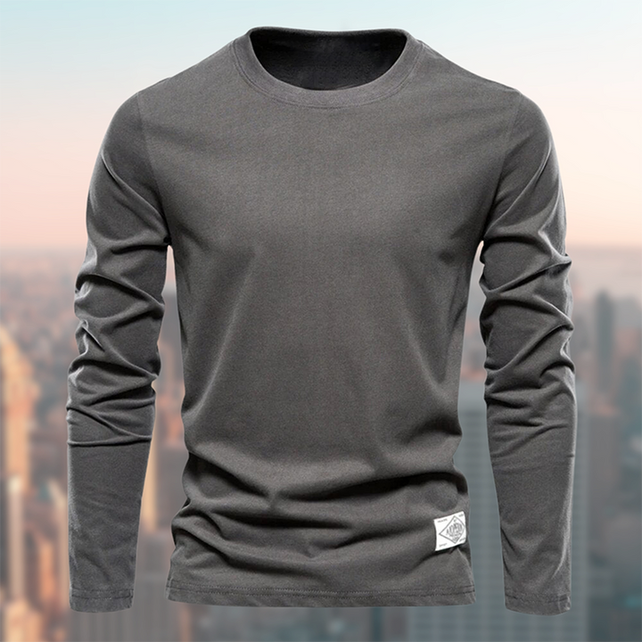 Men's Crew Neck Long-Sleeve Sweatshirt