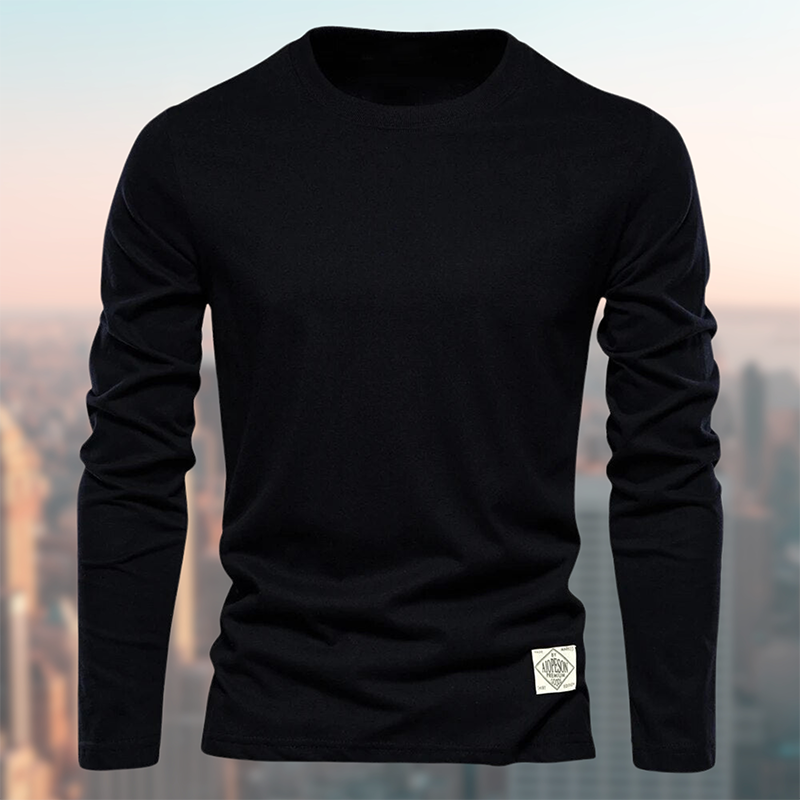 Men's Crew Neck Long-Sleeve Sweatshirt