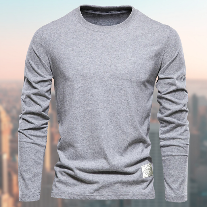 Men's Crew Neck Long-Sleeve Sweatshirt