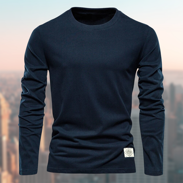 Men's Crew Neck Long-Sleeve Sweatshirt