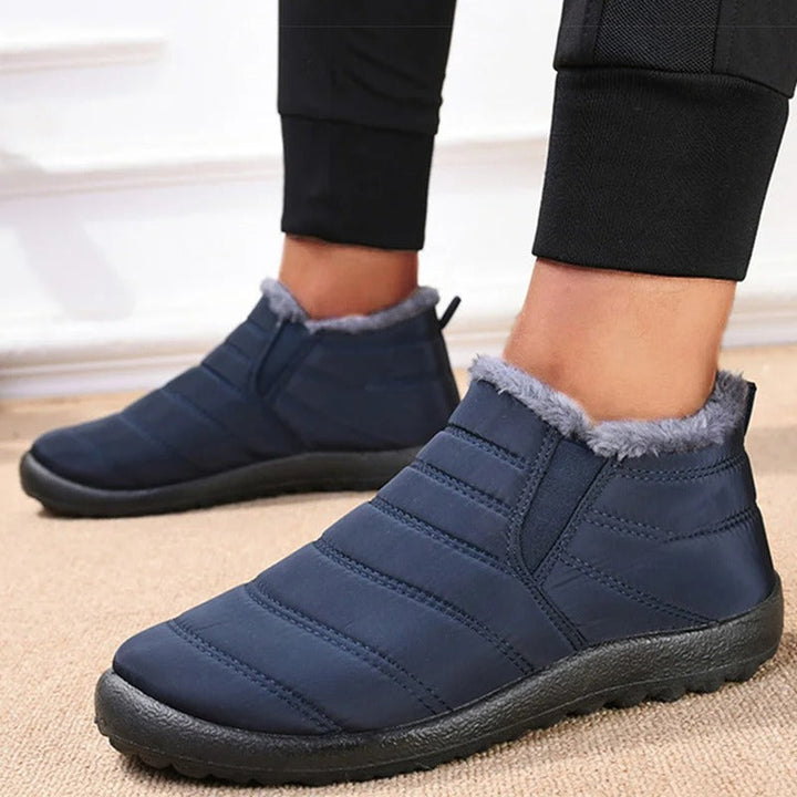 Men's Slip-On Boots with Fur Lining for Comfort and Style