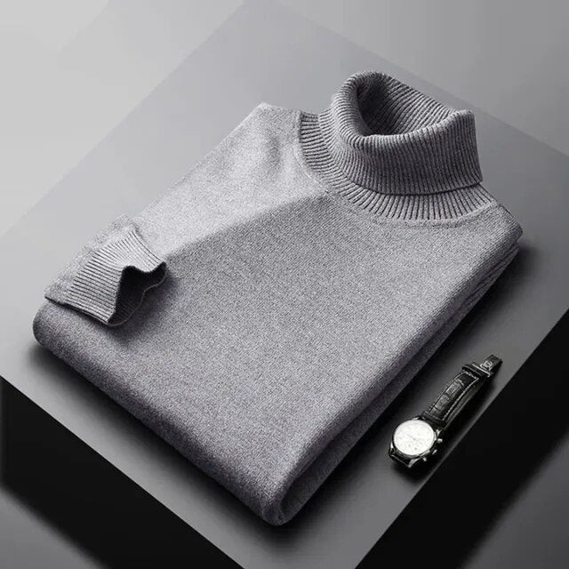 Men's Classic Turtleneck Sweater