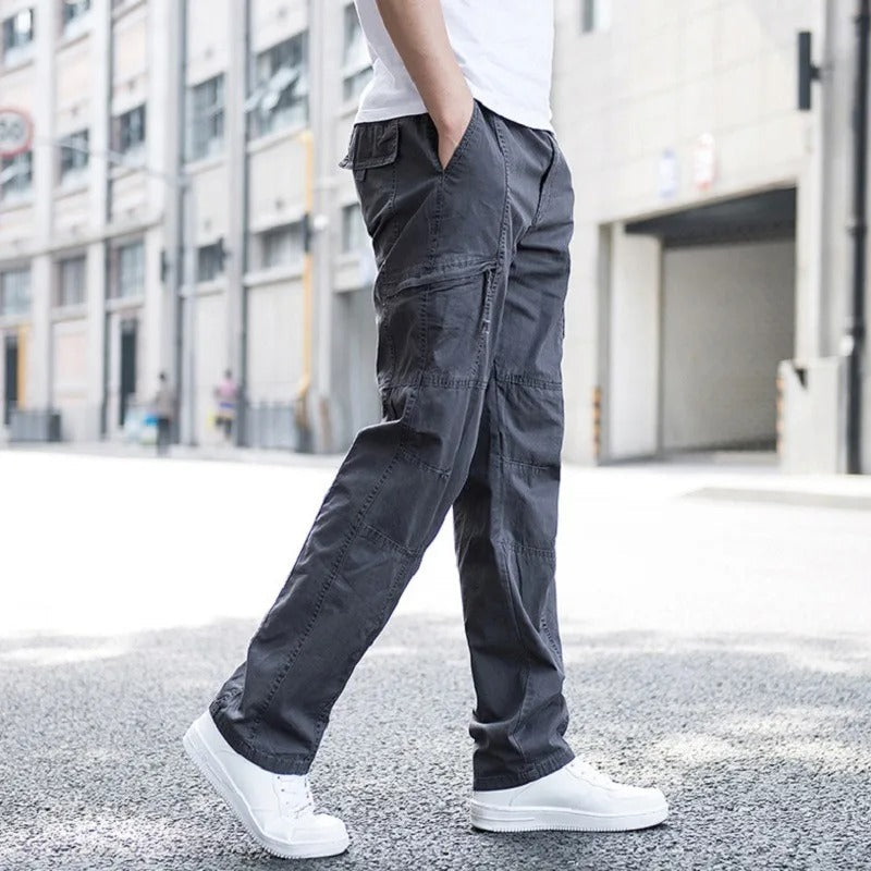 Men's Tapered Leg Multi-Pocket Cargo Pants