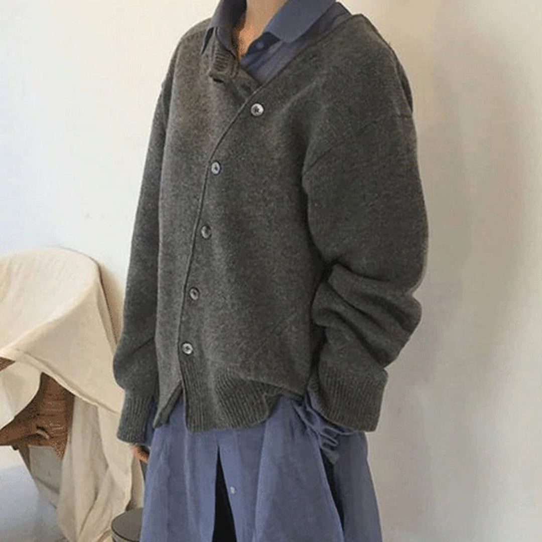Women's Button-Front Cashmere Sweater Cardigan