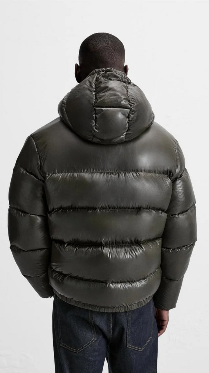 Men's Hooded Quilted Puffer Jacket