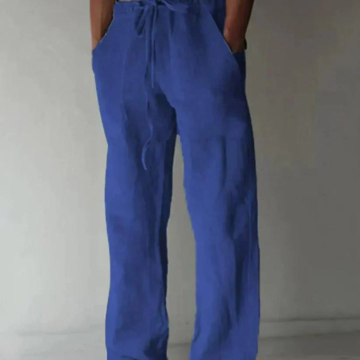 Men's Casual Fit Trousers with Side Pockets