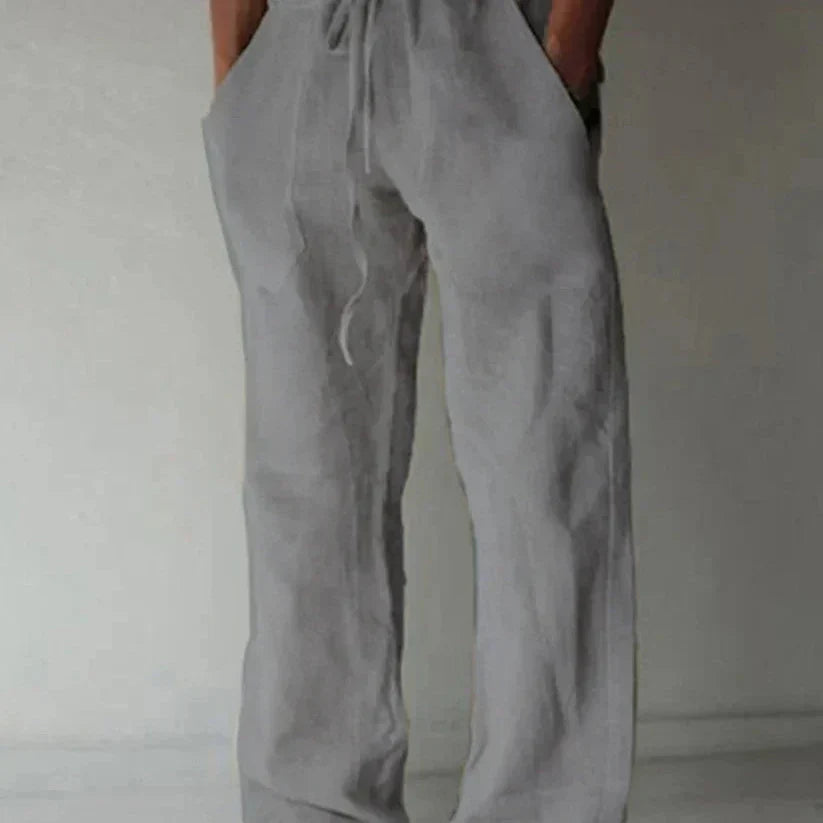 Men's Casual Fit Trousers with Side Pockets