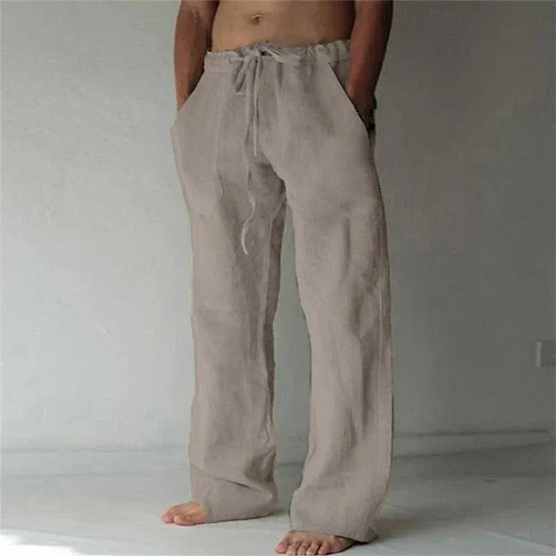 Men's Casual Fit Trousers with Side Pockets