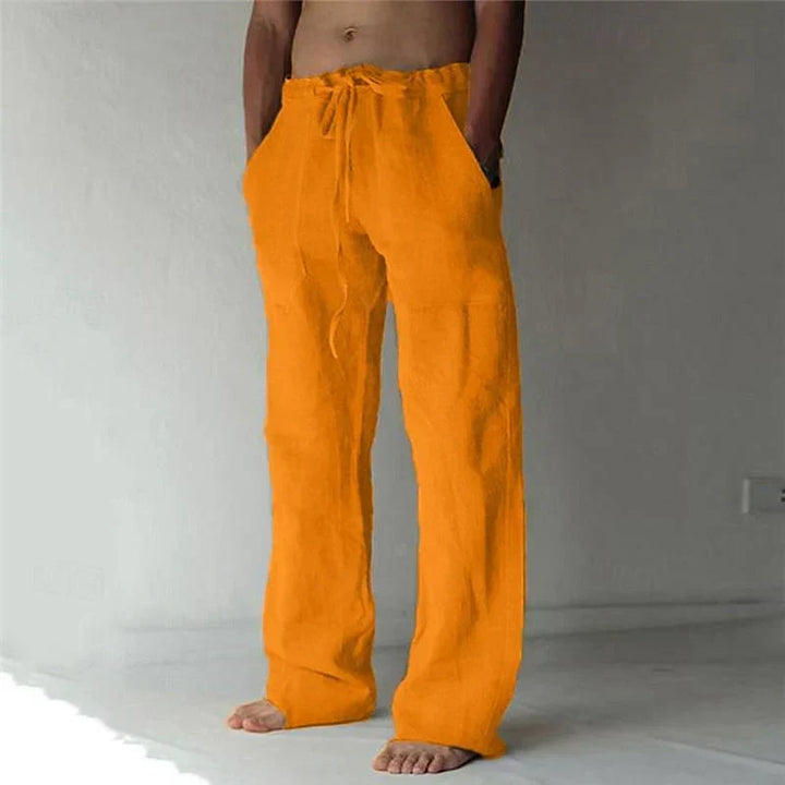 Men's Casual Fit Trousers with Side Pockets