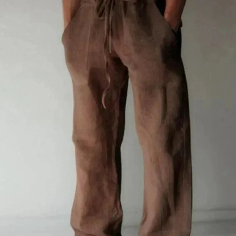 Men's Casual Fit Trousers with Side Pockets