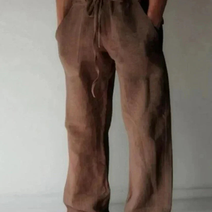 Men's Casual Fit Trousers with Side Pockets
