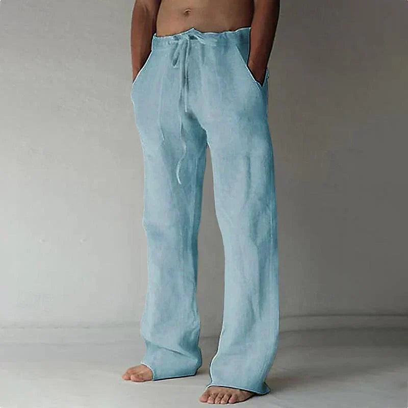 Men's Casual Fit Trousers with Side Pockets