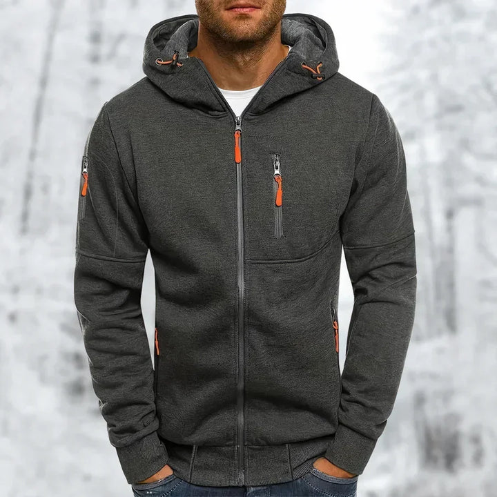 Men's Versatile Comfort Zip Hoodie