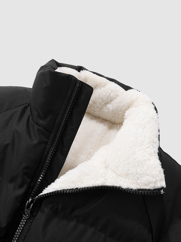 Men's Insulated Puffer Jacket for Cold Weather