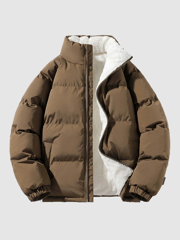 Men's Insulated Puffer Jacket for Cold Weather