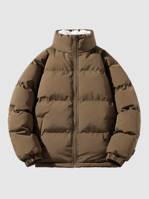Men's Insulated Puffer Jacket for Cold Weather