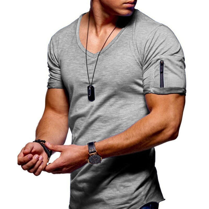 Men's Athletic Fit V-Neck T-Shirt