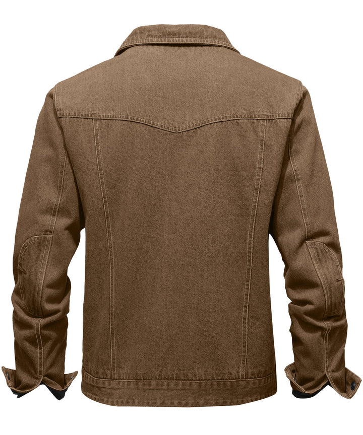 Men's Flannel Lined Denim Jacket