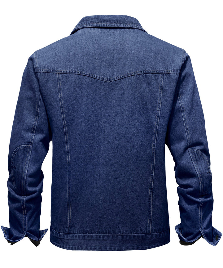 Men's Flannel Lined Denim Jacket