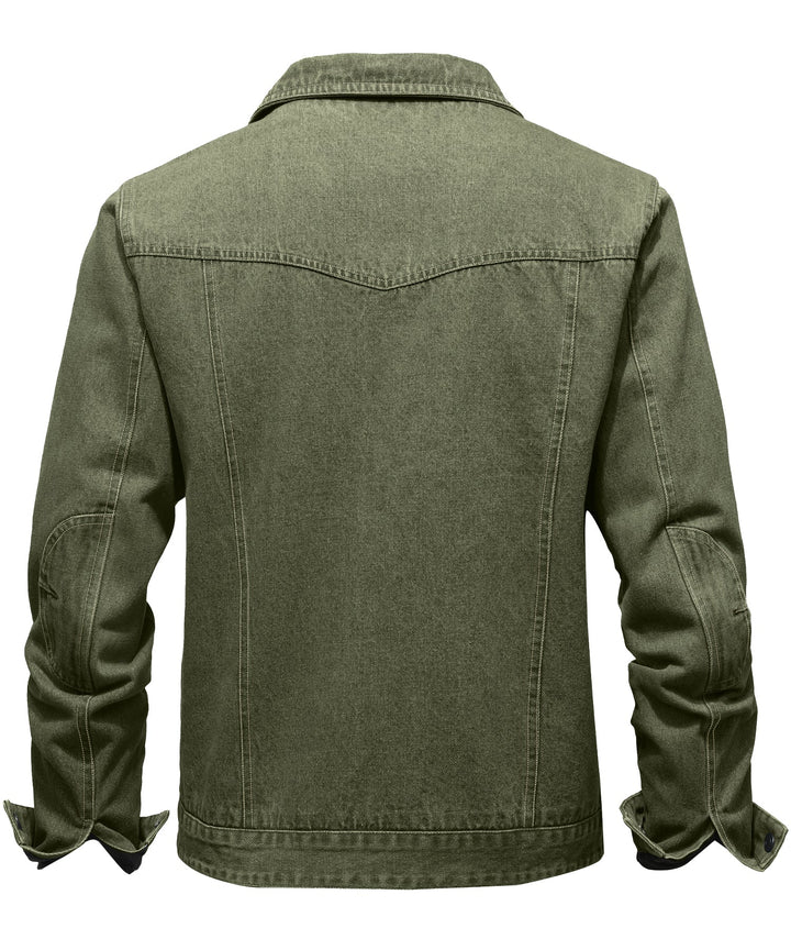 Men's Flannel Lined Denim Jacket