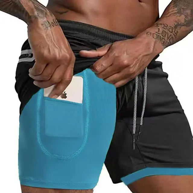 Milan | Men's Double Layer Running Shorts