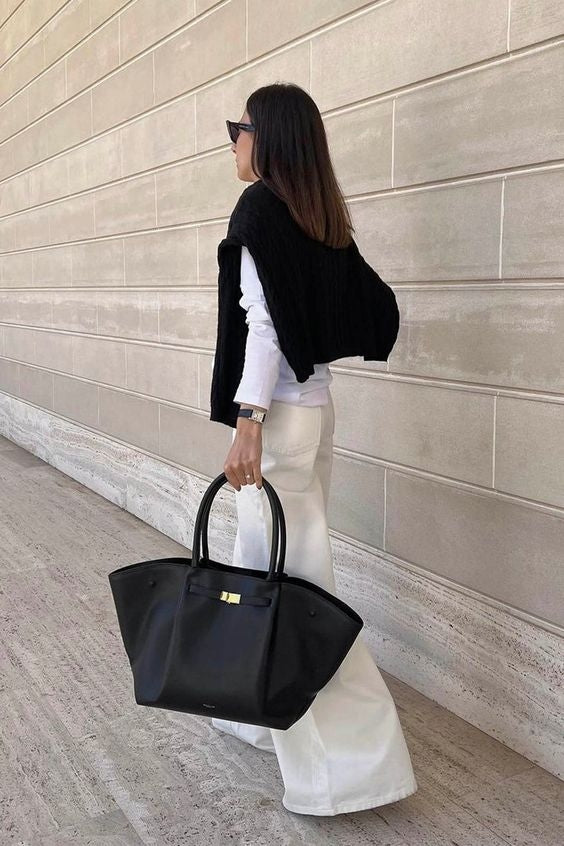 Women's Structured Oversized Tote Bag for Everyday Use