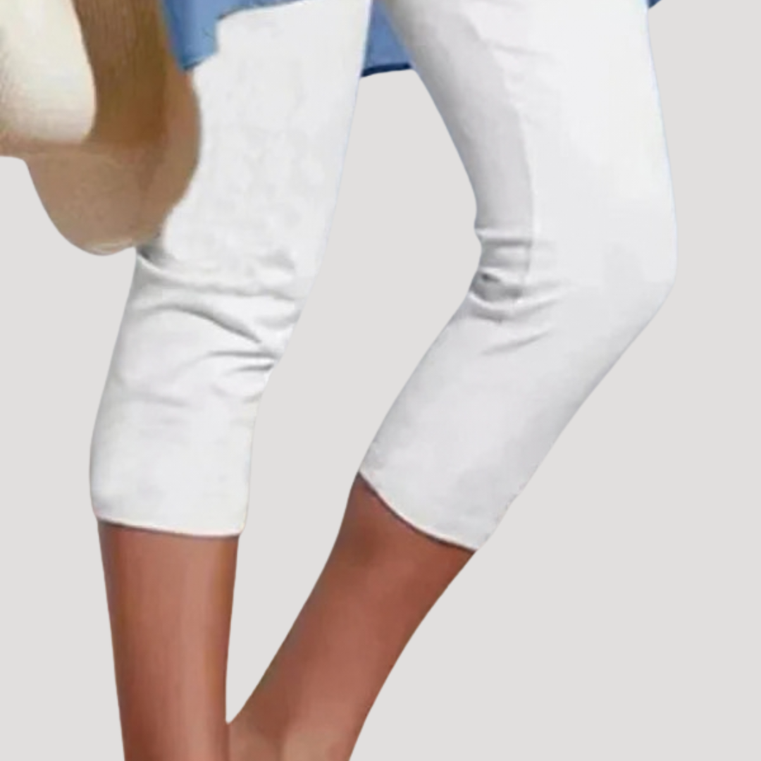 Octavia | Women's High Waisted Capri Workout Leggings
