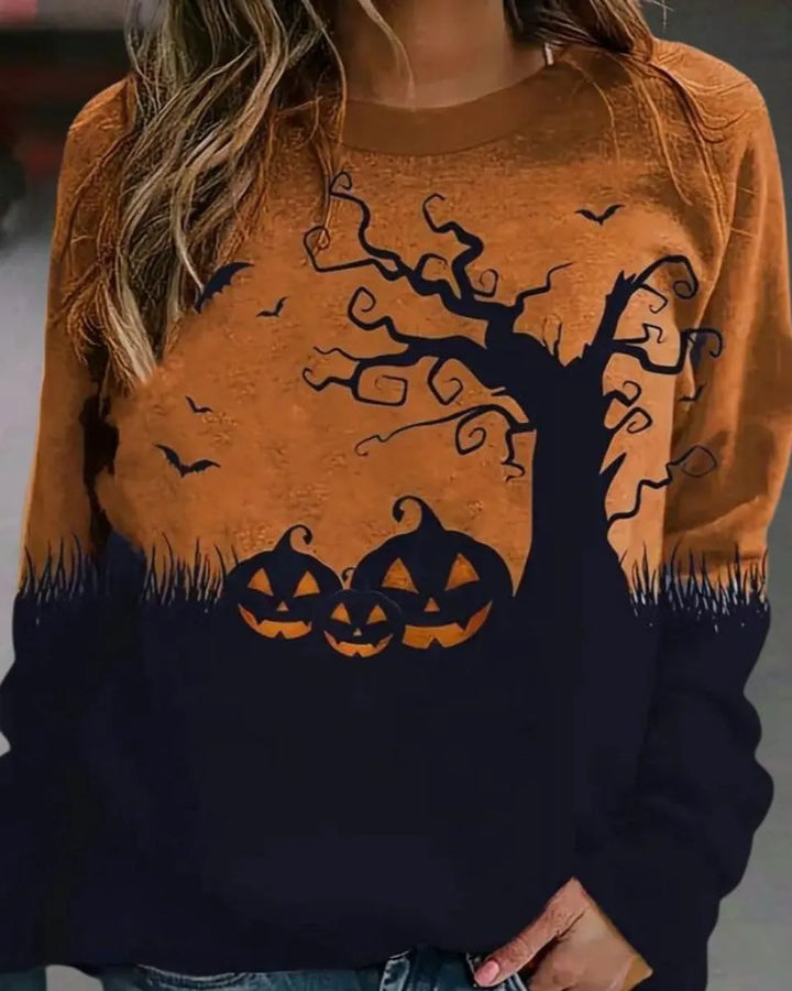 Women's Halloween Graphic Crewneck Sweatshirt