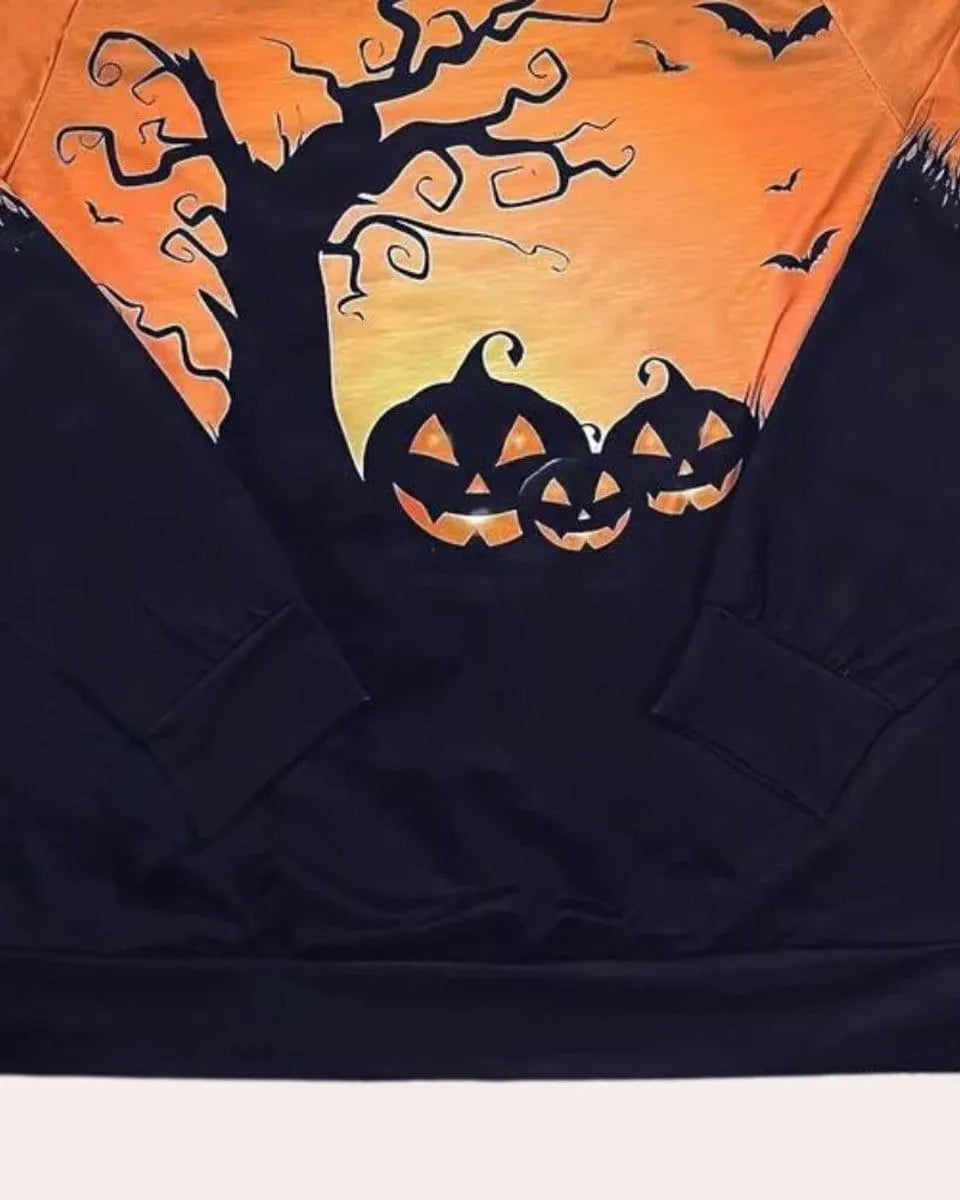 Women's Halloween Graphic Crewneck Sweatshirt