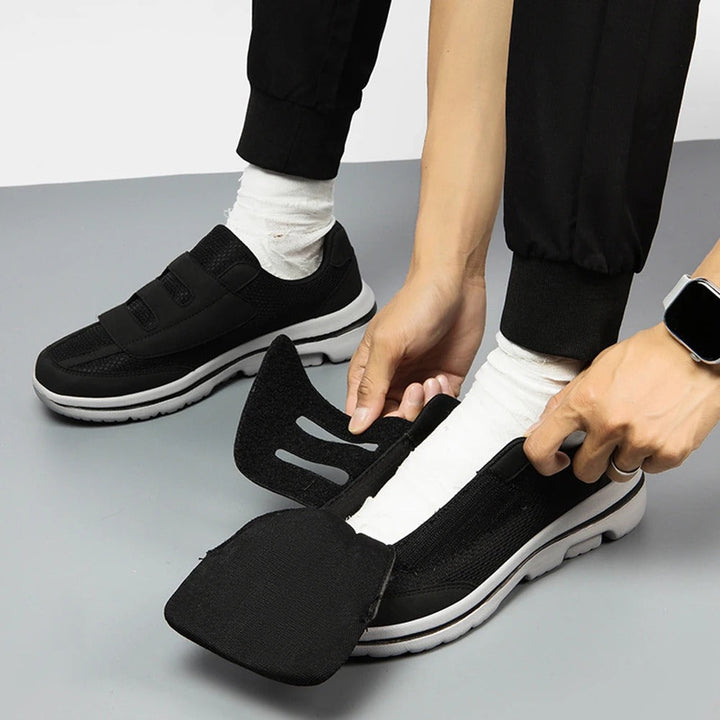 Men's Adjustable Comfort Walking Shoes for Wide Feet