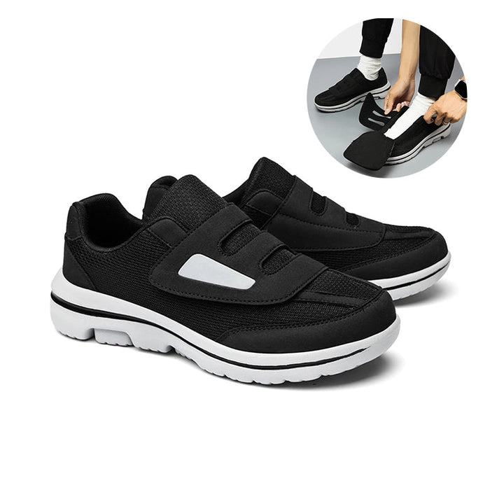 Men's Adjustable Comfort Walking Shoes for Wide Feet
