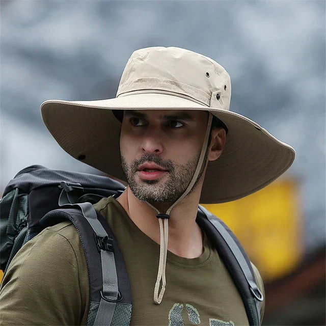 Ranger | Men's Outdoor Summer Hat with Chin Strap & Water-Repellent Fabric