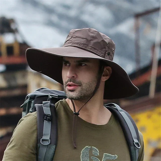 Ranger | Men's Outdoor Summer Hat with Chin Strap & Water-Repellent Fabric