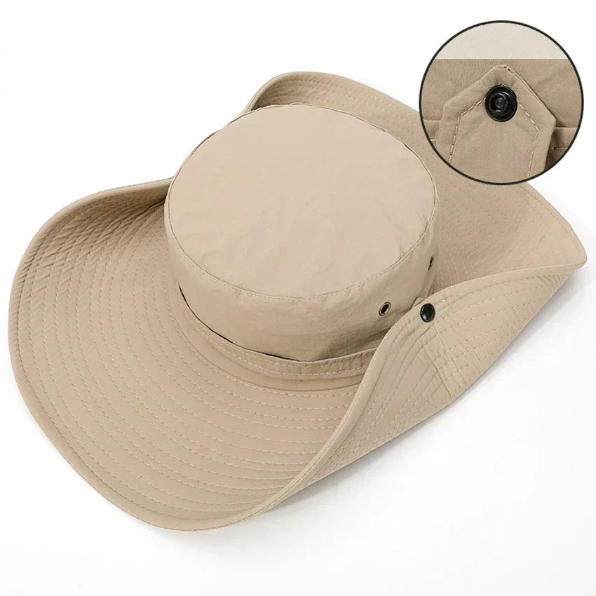 Ranger | Men's Outdoor Summer Hat with Chin Strap & Water-Repellent Fabric