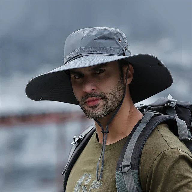 Ranger | Men's Outdoor Summer Hat with Chin Strap & Water-Repellent Fabric