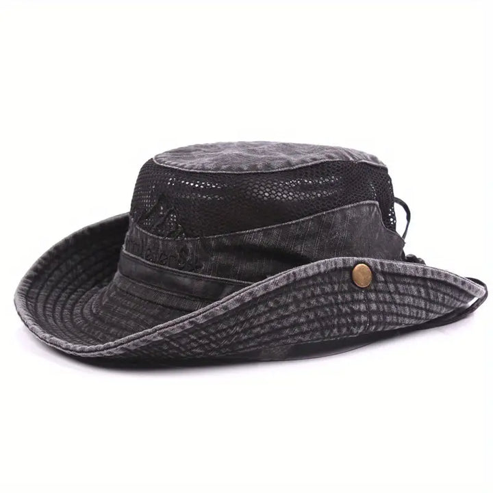 James | Men's Outdoor Sun Hat with Adjustable Straps and Wide Brim