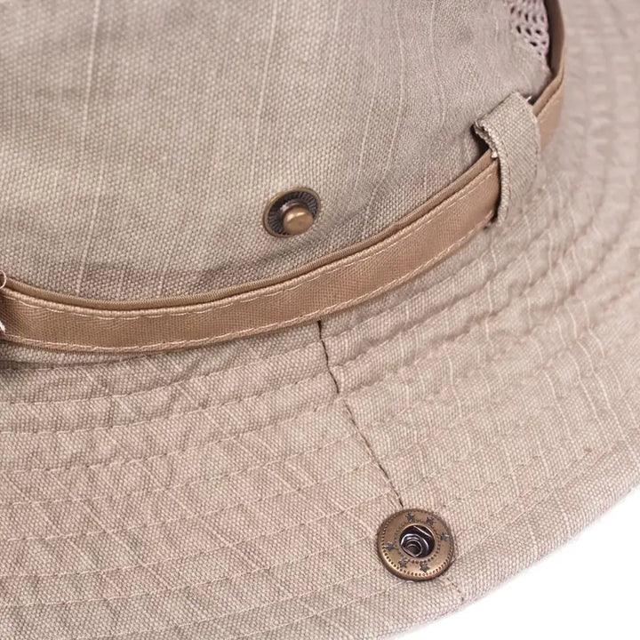 James | Men's Outdoor Sun Hat with Adjustable Straps and Wide Brim