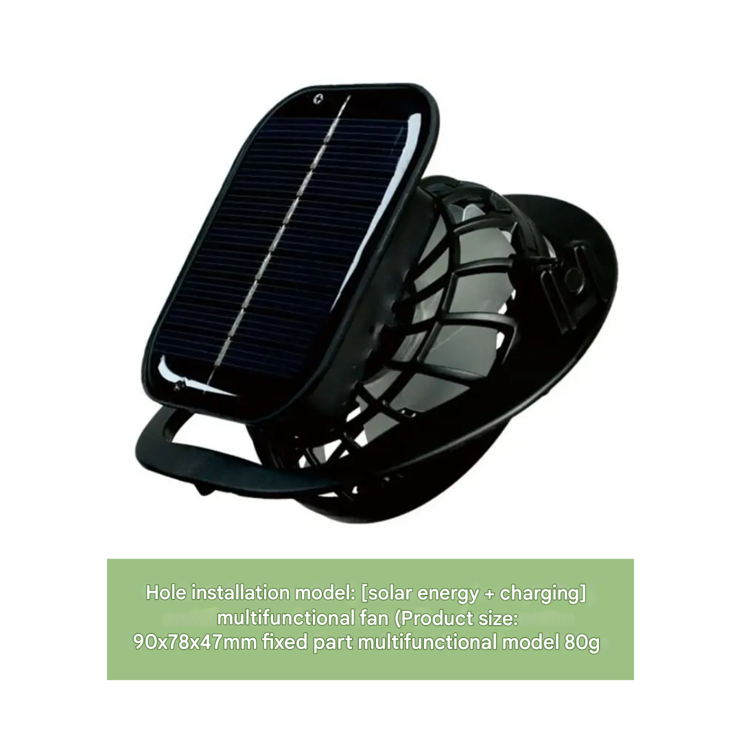Outdoor Sun Hat with Integrated Solar Fan | Men's Sun Protection Hat