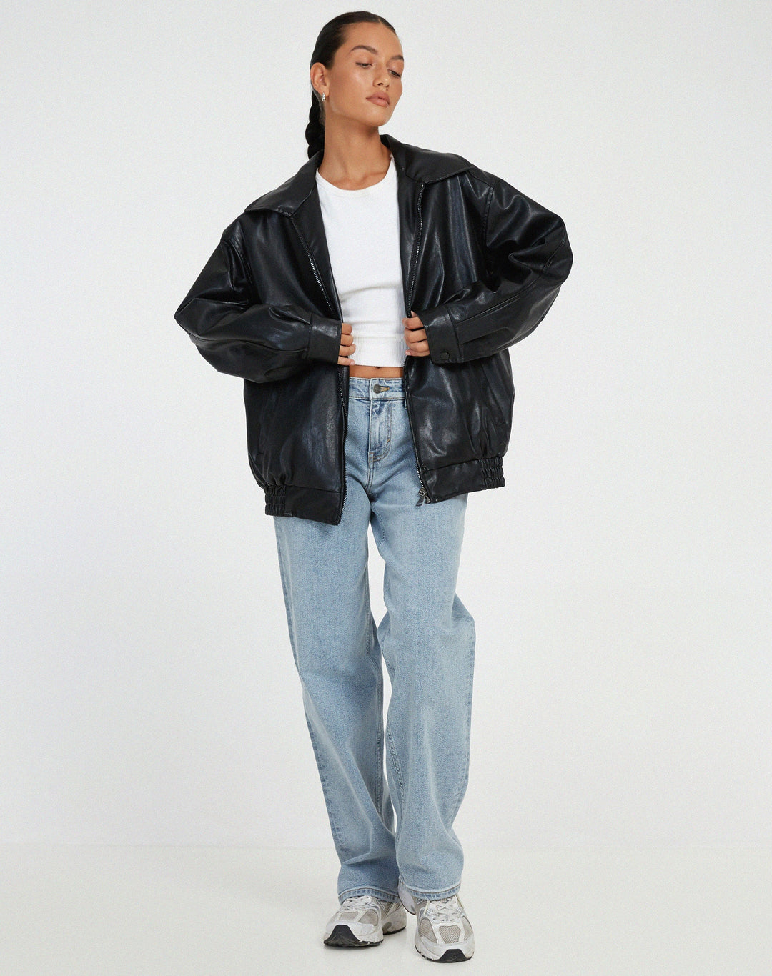 Yara | Women's Oversized Loose Leather Jacket