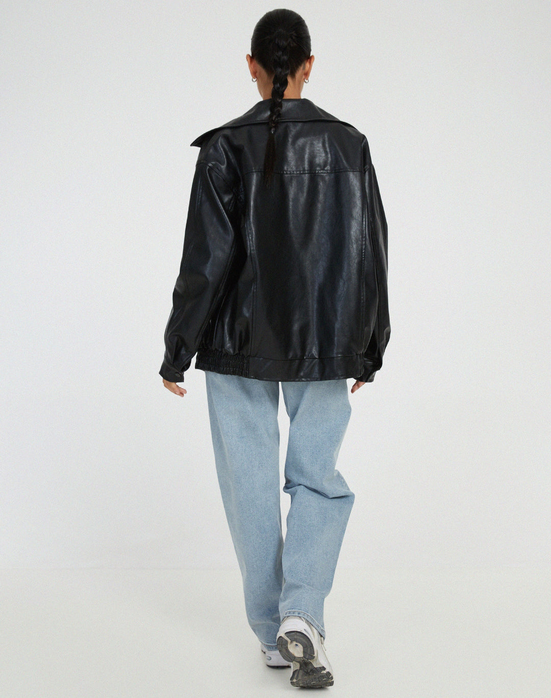 Yara | Women's Oversized Loose Leather Jacket