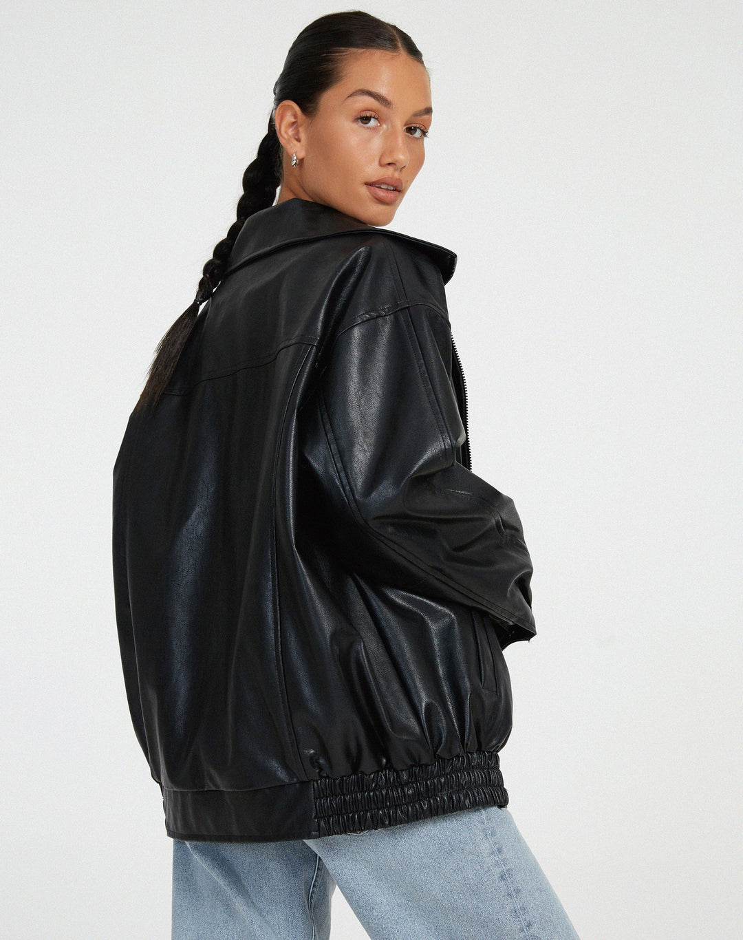 Yara | Women's Oversized Loose Leather Jacket