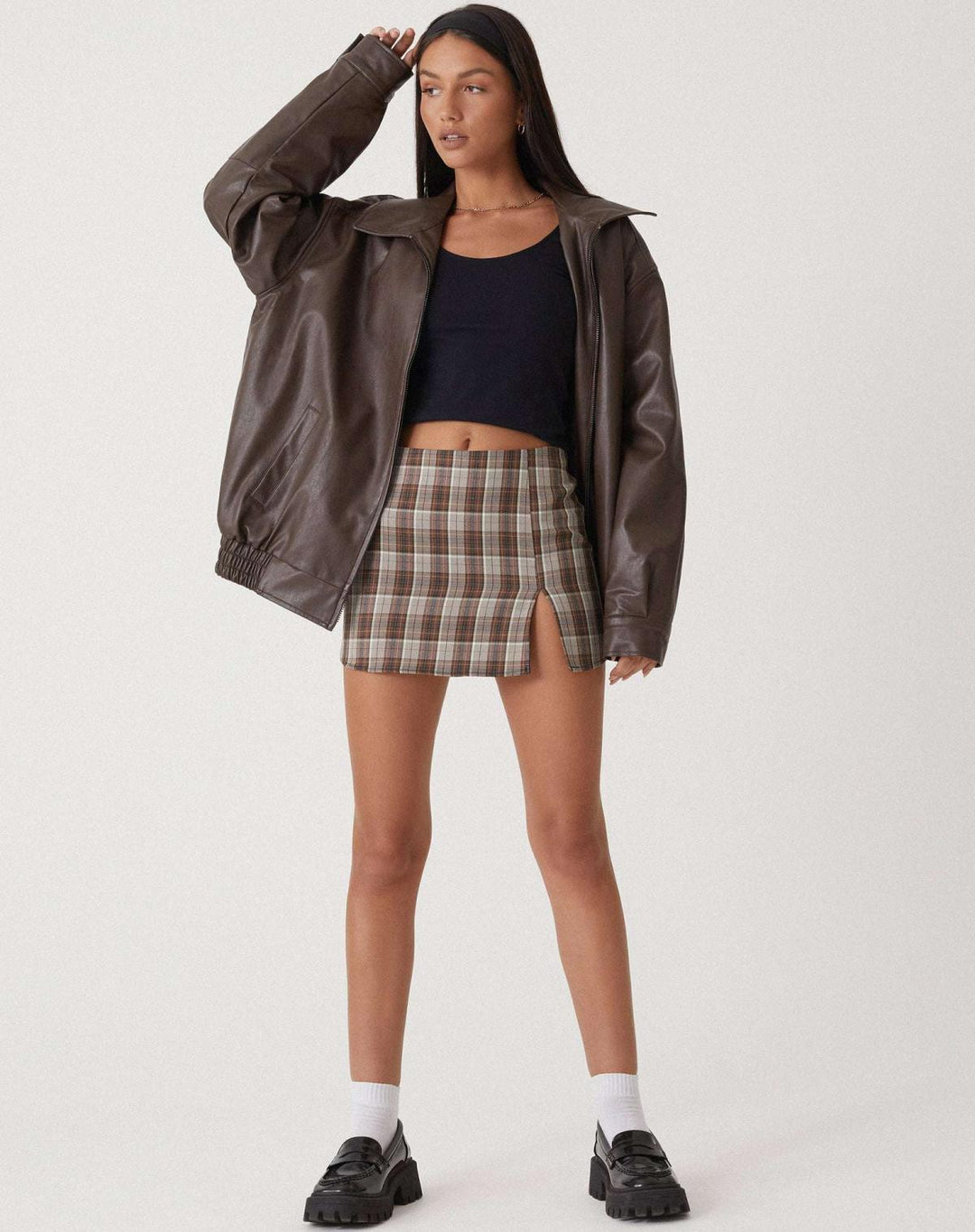 Yara | Women's Oversized Loose Leather Jacket