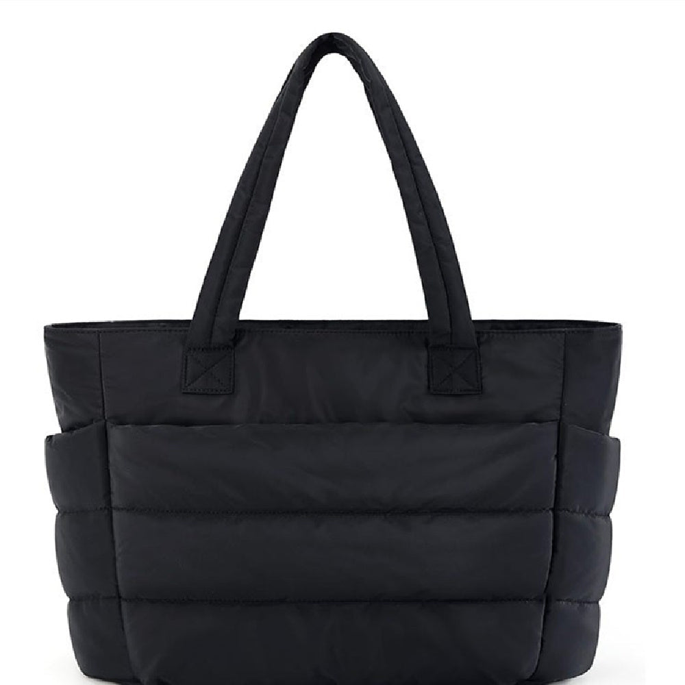 Women's Quilted Tote Bag for Stylish Fall Outfits