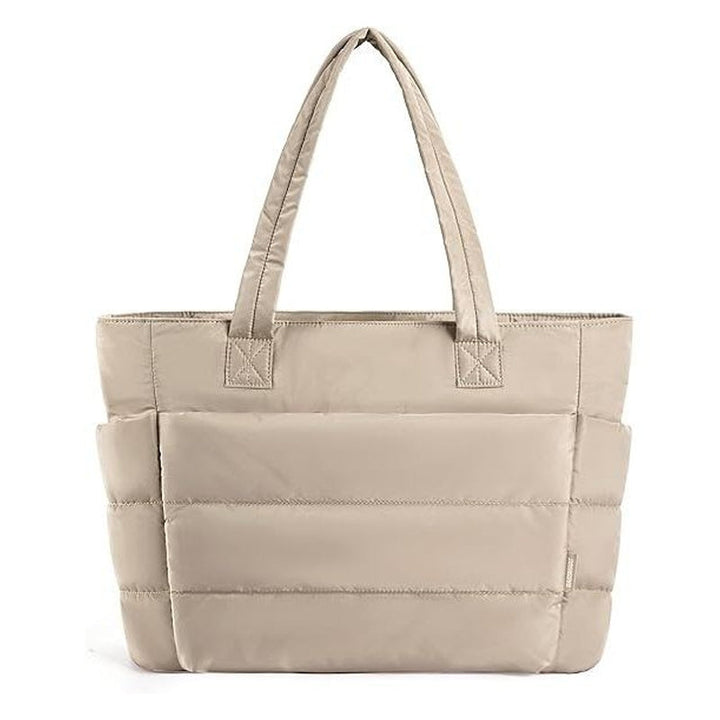 Women's Quilted Tote Bag for Stylish Fall Outfits