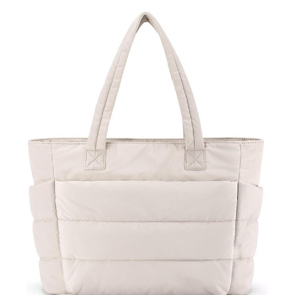 Women's Quilted Tote Bag for Stylish Fall Outfits