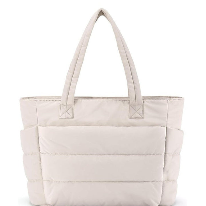 Women's Quilted Tote Bag for Stylish Fall Outfits