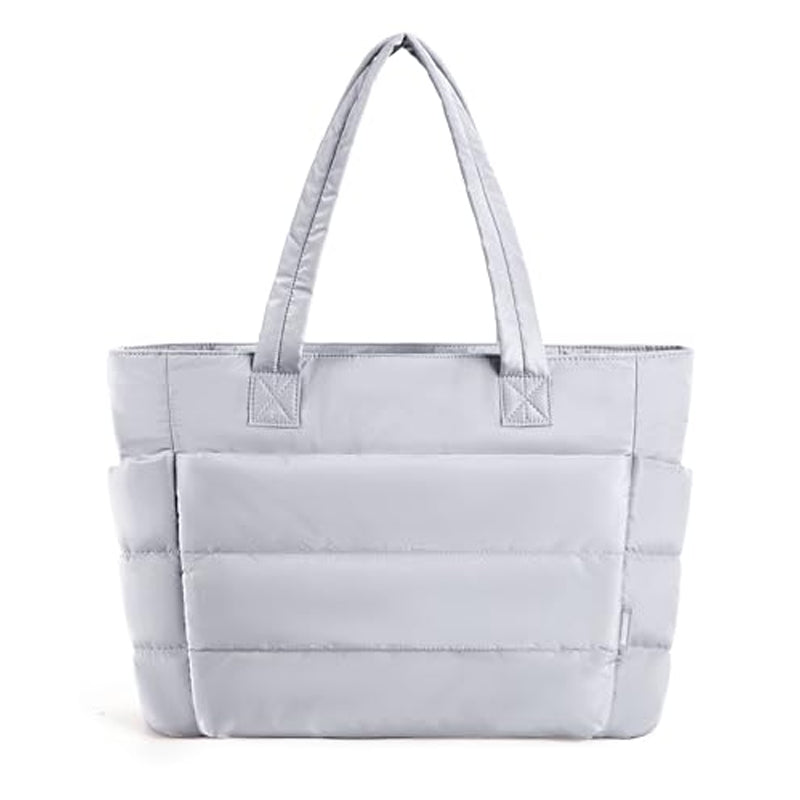 Women's Quilted Tote Bag for Stylish Fall Outfits