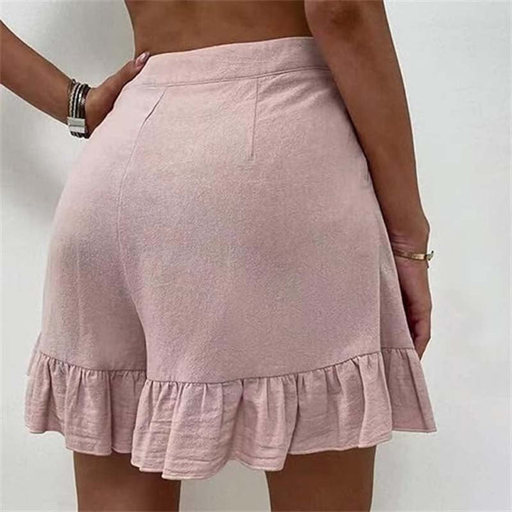 Phoebe | Women's Ruffled High-Waist Summer Shorts