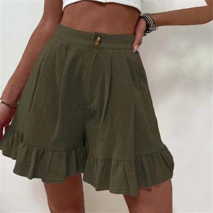 Phoebe | Women's Ruffled High-Waist Summer Shorts